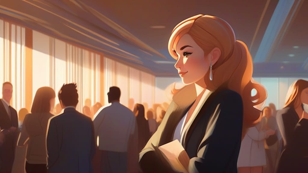 une femme agent immobilier
